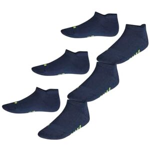FALKE Unisex Kids Cool Kick Sneaker Multipack K Sn Soft Breathable Quick Drying Low-Cut Plain 3 Pairs Trainer Socks, Blue Marine 6120, 6-8.5 FALKE Unisex Kids Cool Kick Sneaker Multipack K Sn Soft Breathable Quick Drying Low-Cut Plain 3 Pairs Trainer Socks, Blue Marine 6120, 6-8.5