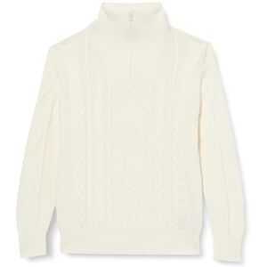 Amazon Essentials Boys' Quarter-Zip, Cable-Knit, Relaxed-fit Jumper, Eggshell White, 2 Years Amazon Essentials Boys' Quarter-Zip, Cable-Knit, Relaxed-fit Jumper, Eggshell White, 2 Years