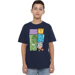 Star Wars Young Jedi Adventure Blocks Unisex Kids T Shirt, Navy, 9-10 Years Star Wars Young Jedi Adventure Blocks Unisex Kids T Shirt, Navy, 9-10 Years