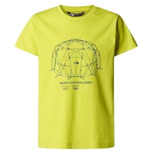 The North Face Boy's Graphic Relaxed S/S T-Shirt, Sulphur Spring Green, 14/16 Years The North Face Boy's Graphic Relaxed S/S T-Shirt, Sulphur Spring Green, 14/16 Years