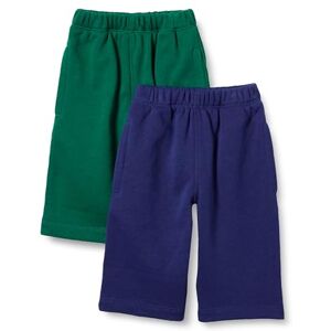 Amazon Essentials Unisex Babies' French Terry Cotton Trousers, Pack of 2, Green/Navy, 6-9 Months Amazon Essentials Unisex Babies' French Terry Cotton Trousers, Pack of 2, Green/Navy, 6-9 Months