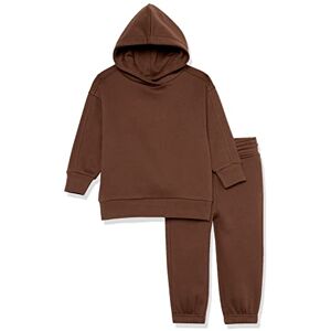 Amazon Essentials Unisex Kids' Modern Sweat Set, Pack of 2, Deep Brown, 11-12 Years Amazon Essentials Unisex Kids' Modern Sweat Set, Pack of 2, Deep Brown, 11-12 Years