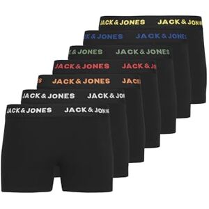 JACK & JONES Kids 7 Pack Basic Trunks Juniors Black 12 Years JACK & JONES Kids 7 Pack Basic Trunks Juniors Black 12 Years