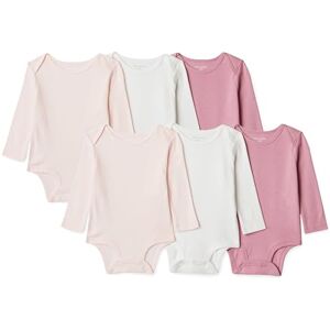 Amazon Essentials Unisex Babies' Baby Unisex 6-Pack Long-Sleeve Bodysuits, Multicolor, 24 Months Amazon Essentials Unisex Babies' Baby Unisex 6-Pack Long-Sleeve Bodysuits, Multicolor, 24 Months