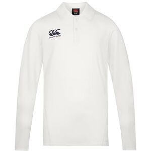 Canterbury Junior Unisex Cricket Long Sleeve Polo Shirt Moisture Wicking Breathable Polo Shirt, Cricket Cream, 6 Canterbury Junior Unisex Cricket Long Sleeve Polo Shirt Moisture Wicking Breathable Polo Shirt, Cricket Cream, 6