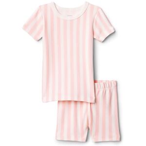 Amazon Essentials x Sofia Grainge Unisex Babies' Mommy and Me Short Sleeve Pyjama Set, Pale Pink Bold Stripe, 3-6 Months Amazon Essentials x Sofia Grainge Unisex Babies' Mommy and Me Short Sleeve Pyjama Set, Pale Pink Bold Stripe, 3-6 Months