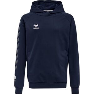 hummel Unisex Children's Hmlmove Grid Cotton Hoodie Kids Hooded Sweatshirt Navy hummel Unisex Children's Hmlmove Grid Cotton Hoodie Kids Hooded Sweatshirt Navy