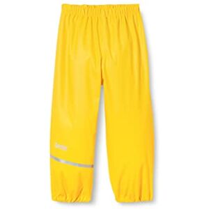 CareTec Unisex Kids Pants Pu W/O Fleece Rain Trousers, Yellow (324), 116 UK CareTec Unisex Kids Pants Pu W/O Fleece Rain Trousers, Yellow (324), 116 UK