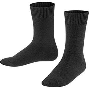 FALKE Unisex Kids Comfort Wool K So Thick Warm Plain 1 Pair Socks, Black 3000, 3-5.5 FALKE Unisex Kids Comfort Wool K So Thick Warm Plain 1 Pair Socks, Black 3000, 3-5.5