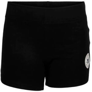 CONVERSE ALL STAR Converse Kids Girl's Chuck Patch Shorts (Big Kids) Black CONVERSE ALL STAR Converse Kids Girl's Chuck Patch Shorts (Big Kids) Black