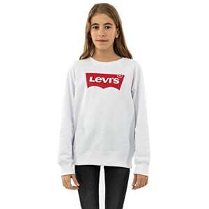 Levi's Kids Key Item Logo Crew Girls, White, 16 Years Levi's Kids Key Item Logo Crew Girls, White, 16 Years