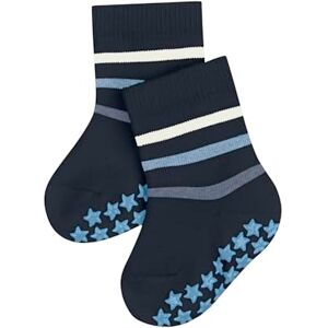 FALKE Unisex Baby Multi Stripe B Hp Cotton Grips On Sole 1 Pair Grip socks, Blue Space 6116, 12-18 months FALKE Unisex Baby Multi Stripe B Hp Cotton Grips On Sole 1 Pair Grip socks, Blue Space 6116, 12-18 months