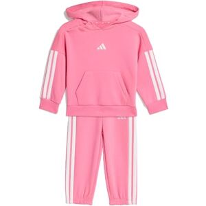 adidas Unisex Baby ESSENTIALS HOODED JOGGER, pink fusion/white, 9-12 Months adidas Unisex Baby ESSENTIALS HOODED JOGGER, pink fusion/white, 9-12 Months