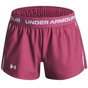 Under Armour Girls' Tech Play Up Short, Soft and Lightweight Gymwear for Kids, Girls' Shorts for Sports, PE and Athletics,Fuchsia Dusk/Fuchsia Dusk/White,YXS Under Armour Girls' Tech Play Up Short, Soft and Lightweight Gymwear for Kids, Girls' Shorts for Sports, PE and Athletics,Fuchsia Dusk/Fuchsia Dusk/White,YXS