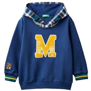 United Colors of Benetton Boys Maglia C/Capp. M/L 32n4g200r Hooded Sweatshirt, Blu, UK United Colors of Benetton Boys Maglia C/Capp. M/L 32n4g200r Hooded Sweatshirt, Blu, UK
