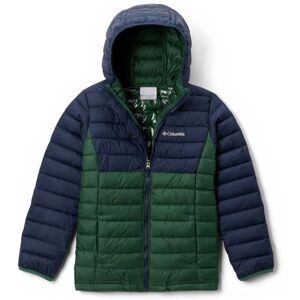 Columbia Youth Boys Powder Lite 2 Hooded Jacket, Hooded Puffer Jacket, Rain Forest, Collegiate Navy, L Columbia Youth Boys Powder Lite 2 Hooded Jacket, Hooded Puffer Jacket, Rain Forest, Collegiate Navy, L