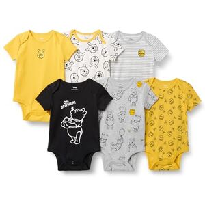 Amazon Essentials Disney Marvel Star Wars Unisex Babies' Short-Sleeve Bodysuits, Baby Vests, Pack of 6, Winnie the Pooh Oh Bother, 18 Months Amazon Essentials Disney Marvel Star Wars Unisex Babies' Short-Sleeve Bodysuits, Baby Vests, Pack of 6, Winnie the Pooh Oh Bother, 18 Months