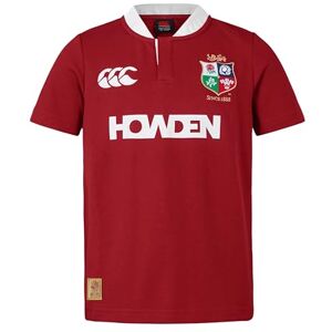 Canterbury British & Irish Lions Unisex Kids 2025 Junior Short Sleeve Classic Rugby Jersey, Red Dahlia, 14 Years Canterbury British & Irish Lions Unisex Kids 2025 Junior Short Sleeve Classic Rugby Jersey, Red Dahlia, 14 Years