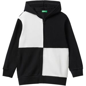 United Colors of Benetton Boy's Jacket C/CAPP M/L 3J68C502N Hoodie, Nero E Bianco 100, 140 cm United Colors of Benetton Boy's Jacket C/CAPP M/L 3J68C502N Hoodie, Nero E Bianco 100, 140 cm