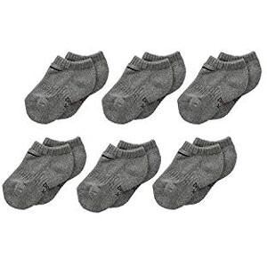 Nike Boys Kids Un0017 No Show 6 Pairs Eu 27-35 SOCKS, Dark Grey Heather, 5 Years EU Nike Boys Kids Un0017 No Show 6 Pairs Eu 27-35 SOCKS, Dark Grey Heather, 5 Years EU