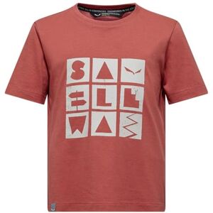 Salewa Kids Graphic T-Shirt, Etruscan Red, 104 Salewa Kids Graphic T-Shirt, Etruscan Red, 104
