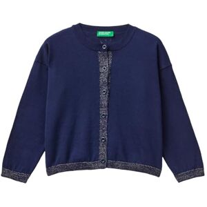 United Colors of Benetton Maglia COREANA M/L 1198H5004 Cardigan Sweater, Blu United Colors of Benetton Maglia COREANA M/L 1198H5004 Cardigan Sweater, Blu