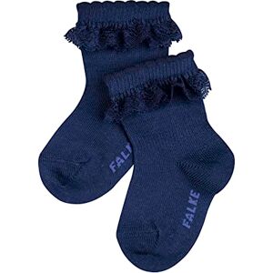 FALKE Unisex Baby Romantic Lace B SO Cotton Plain 1 Pair Socks, Blue (Marine 6120), 12-18 months FALKE Unisex Baby Romantic Lace B SO Cotton Plain 1 Pair Socks, Blue (Marine 6120), 12-18 months