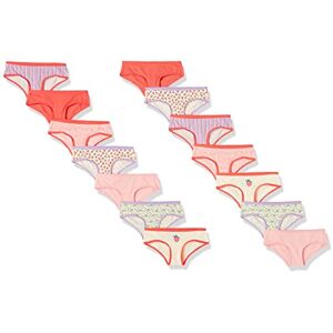 Amazon Essentials Girls' Hipster Knickers, Pack of 14, Multicolour/Berry/Bows, 10 Years Amazon Essentials Girls' Hipster Knickers, Pack of 14, Multicolour/Berry/Bows, 10 Years