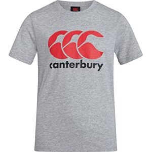 Canterbury Junior Boys CCC Logo T-shirt Comfortable Regular Fit Cotton Blend Non-Technical T-Shirt, Classic Marl, 8 Canterbury Junior Boys CCC Logo T-shirt Comfortable Regular Fit Cotton Blend Non-Technical T-Shirt, Classic Marl, 8