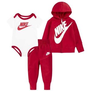 Nike Baby Sustainable 3Pc Fz Set, Gym Red, 6 Months Nike Baby Sustainable 3Pc Fz Set, Gym Red, 6 Months