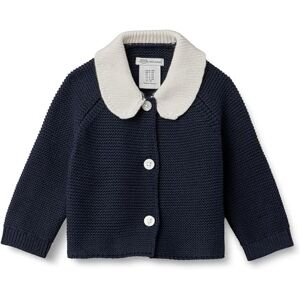 Amazon Essentials x Sofia Grainge Unisex Babies' Peter Pan Collar Sweater Jacket, Navy, 6-9 Months Amazon Essentials x Sofia Grainge Unisex Babies' Peter Pan Collar Sweater Jacket, Navy, 6-9 Months