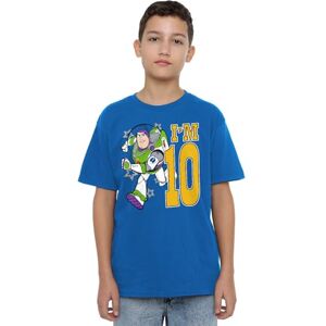 Toy Story Boys Birthday Buzz I'm 10 Unisex Kids T-Shirt, Royal, 5-6 Years UK Toy Story Boys Birthday Buzz I'm 10 Unisex Kids T-Shirt, Royal, 5-6 Years UK