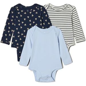 Amazon Essentials x Sofia Grainge Unisex Babies' Long-Sleeve Crew Neck Bodysuit, Pack of 3, Bunnies/Light Blue/Stripes, 6-9 Months Amazon Essentials x Sofia Grainge Unisex Babies' Long-Sleeve Crew Neck Bodysuit, Pack of 3, Bunnies/Light Blue/Stripes, 6-9 Months