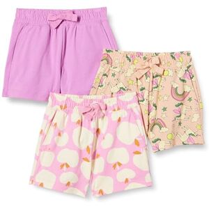 Amazon Essentials Girls' Pull-On Shorts, Pack of 3, Apples/Mauve/Unicorn, 9 Years Amazon Essentials Girls' Pull-On Shorts, Pack of 3, Apples/Mauve/Unicorn, 9 Years