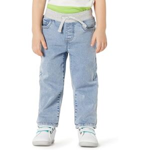 Amazon Essentials Unisex Babies' Soft Stretch Pull-On Jeans for Boys and Girls , Stone Light Wash, 3-6 Months Amazon Essentials Unisex Babies' Soft Stretch Pull-On Jeans for Boys and Girls , Stone Light Wash, 3-6 Months