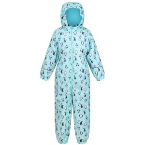 Regatta Kids Little Adventurers Printed Splat II Waterproof Suit,Cool Aqua Penguin,4 Years Regatta Kids Little Adventurers Printed Splat II Waterproof Suit,Cool Aqua Penguin,4 Years