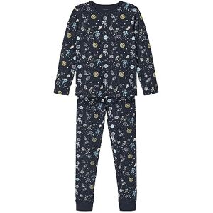 NAME IT Boy's Nkmnightset Dark Sapphire Space Noos Pajama Set, Dark Sapphire, 122-128 UK NAME IT Boy's Nkmnightset Dark Sapphire Space Noos Pajama Set, Dark Sapphire, 122-128 UK