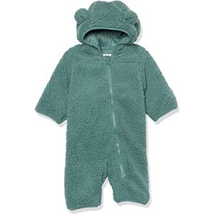 Amazon Essentials Unisex Babies' Sherpa Fleece Bunting Suit, Dark Sage Green, 3-6 Months Amazon Essentials Unisex Babies' Sherpa Fleece Bunting Suit, Dark Sage Green, 3-6 Months