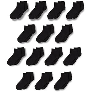 Amazon Essentials Unisex Kids' Cotton Ankle Socks, 14 Pairs, Black, 9 Years Amazon Essentials Unisex Kids' Cotton Ankle Socks, 14 Pairs, Black, 9 Years