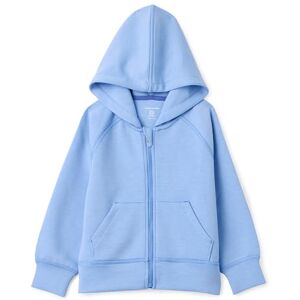Amazon Essentials Girls' Active Sweat Relaxed-Fit Full Zip Hoodie, Cornflower Blue, 9 Years Amazon Essentials Girls' Active Sweat Relaxed-Fit Full Zip Hoodie, Cornflower Blue, 9 Years