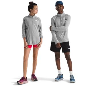 The North Face Kids Never Stop 1/4 Zip Long Sleeve top, TNF Medium Grey Heather, 12 Years The North Face Kids Never Stop 1/4 Zip Long Sleeve top, TNF Medium Grey Heather, 12 Years
