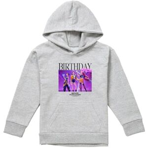 KPop Demon Hunters K-Pop Demon Hunters Huntrix Birthday Crew Group Youth Kids Boy/Girls Pull-Over Hoodie, Athletic Heather, 7-8 KPop Demon Hunters K-Pop Demon Hunters Huntrix Birthday Crew Group Youth Kids Boy/Girls Pull-Over Hoodie, Athletic Heather, 7-8