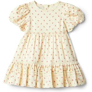 Amazon Essentials x Sofia Grainge Girls' Puff Sleeve Dress, Bright Pink Little Strawberries, 4 Years Amazon Essentials x Sofia Grainge Girls' Puff Sleeve Dress, Bright Pink Little Strawberries, 4 Years