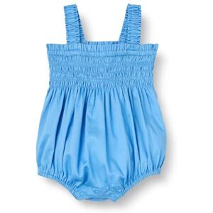 Amazon Essentials X Sofia Grainge Baby Girls' Woven Sleeveless Romper, Blue, 3-6 Months Amazon Essentials X Sofia Grainge Baby Girls' Woven Sleeveless Romper, Blue, 3-6 Months