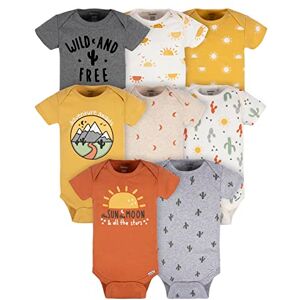 Gerber Baby 8-Pack Short Sleeve Onesie Bodysuits Gerber Baby 8-Pack Short Sleeve Onesie Bodysuits