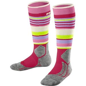 FALKE Unisex Kids SK2 Intermediate K Kh Wool Functional Yarn Warm Thick 1 Pair Skiing Socks, Red Rose 8564 Trend, 9-11.5 FALKE Unisex Kids SK2 Intermediate K Kh Wool Functional Yarn Warm Thick 1 Pair Skiing Socks, Red Rose 8564 Trend, 9-11.5