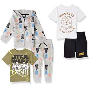 Amazon Essentials Disney Marvel Star Wars Boys' Outfit Sets, Pack of 5, Star Wars Wookiee, 2 Years Amazon Essentials Disney Marvel Star Wars Boys' Outfit Sets, Pack of 5, Star Wars Wookiee, 2 Years