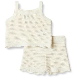 Amazon Essentials x Sofia Grainge Girls' Mummy & Me Cotton Crochet Jumpers & Tank Sets, Ivory, 3 Years Amazon Essentials x Sofia Grainge Girls' Mummy & Me Cotton Crochet Jumpers & Tank Sets, Ivory, 3 Years