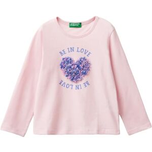 United Colors of Benetton T-Shirt M/L 3I1XG10FG Short Sleeve T-Shirt, Rosa United Colors of Benetton T-Shirt M/L 3I1XG10FG Short Sleeve T-Shirt, Rosa