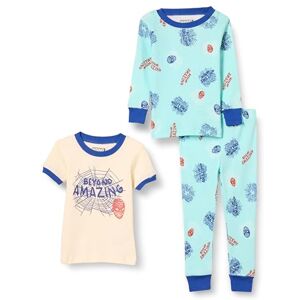 Amazon Essentials Disney Marvel Star Wars Boys' Snug-Fit Cotton Pyjama Sleepwear Sets, 3-piece Marvel Amazing Spider-man Set, 2 Years Amazon Essentials Disney Marvel Star Wars Boys' Snug-Fit Cotton Pyjama Sleepwear Sets, 3-piece Marvel Amazing Spider-man Set, 2 Years